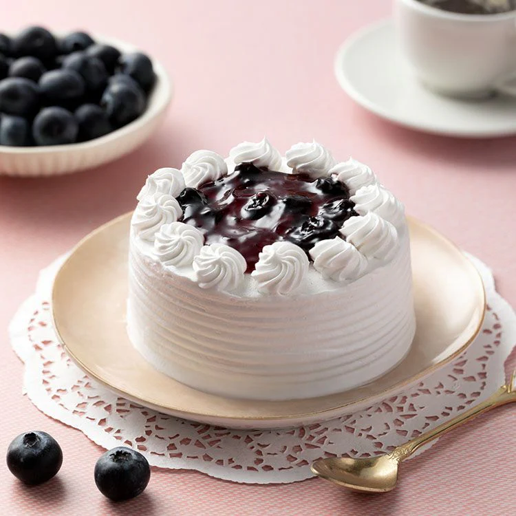 Blueberry & Cream Bento Cake