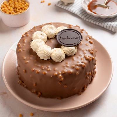 Butterscotch & Milk Chocolate Cake
