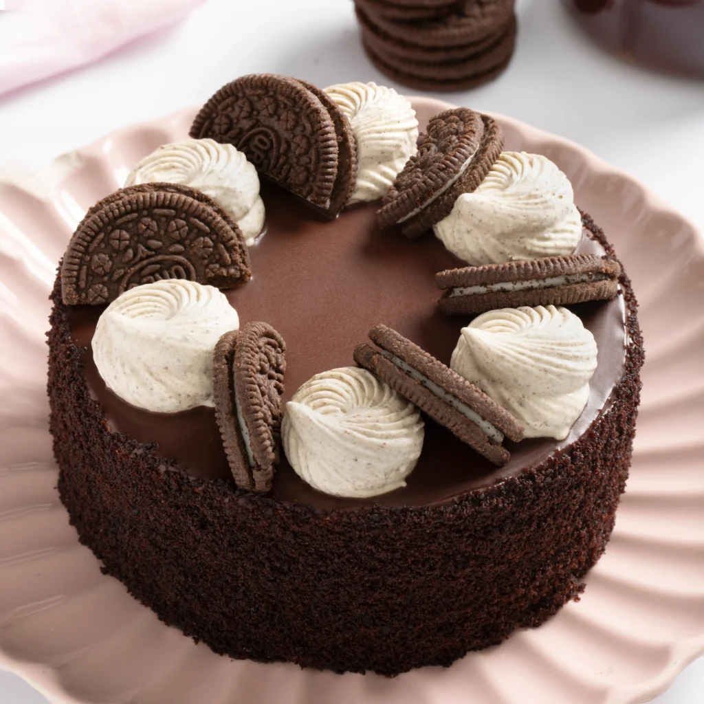 Choco-Vanilla Oreo Cake