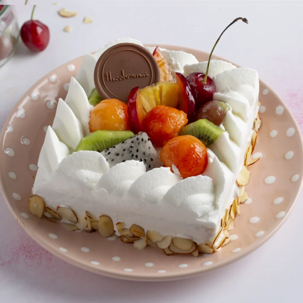 Fresh Fruit & Cream Cake